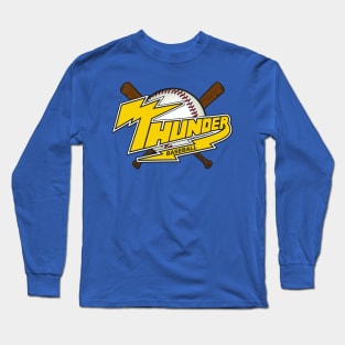 Thunder Baseball Team Logo Long Sleeve T-Shirt